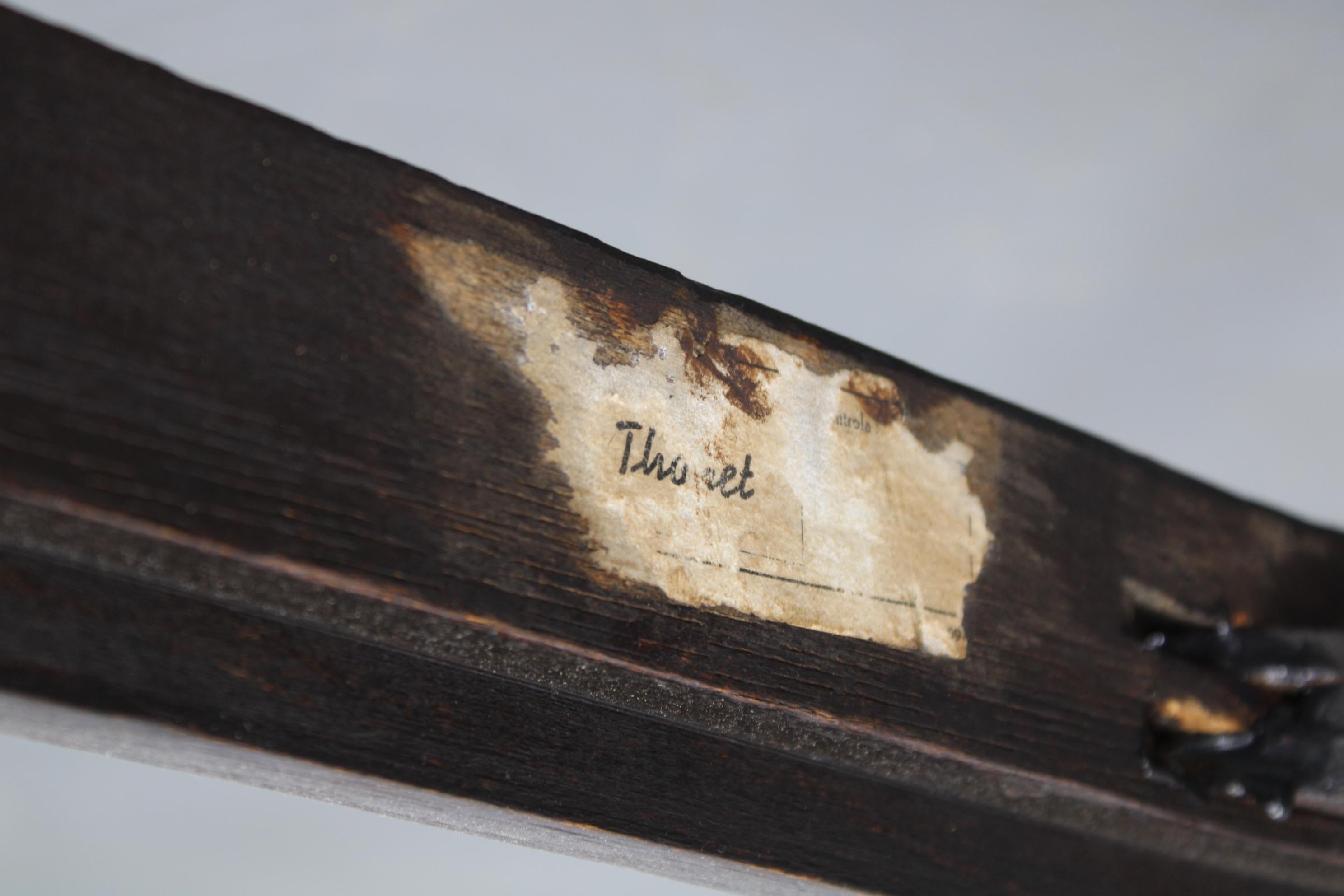 1940er Jahre Restaurierter Thonet Sessel , Tschechoslowakei im Angebot 4