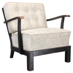 1940s Restored Thonet Armchair , Czechoslovakia
