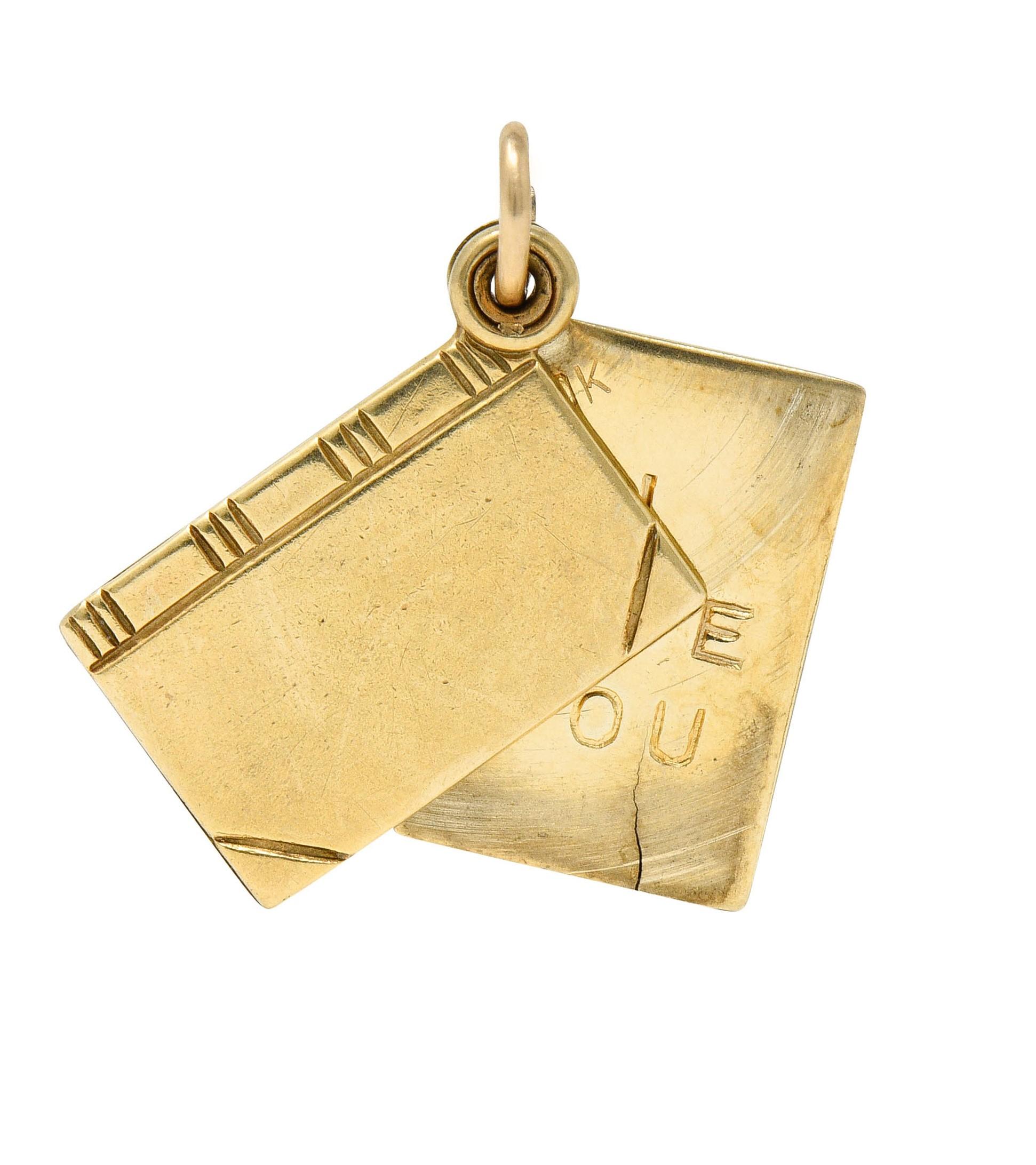 gold book charm