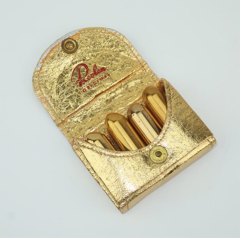 1940's Revlon 'Bullet' Lipstick Set With Gold Case at 1stDibs bullet