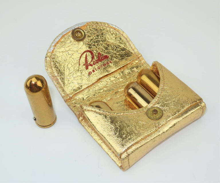 1940's Revlon 'Bullet' Lipstick Set With Gold Case at 1stDibs bullet