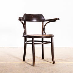 1940's Rich Oak Bentwood Armchair 5479 1940's Rich Oak Bentwood Armchair Stock