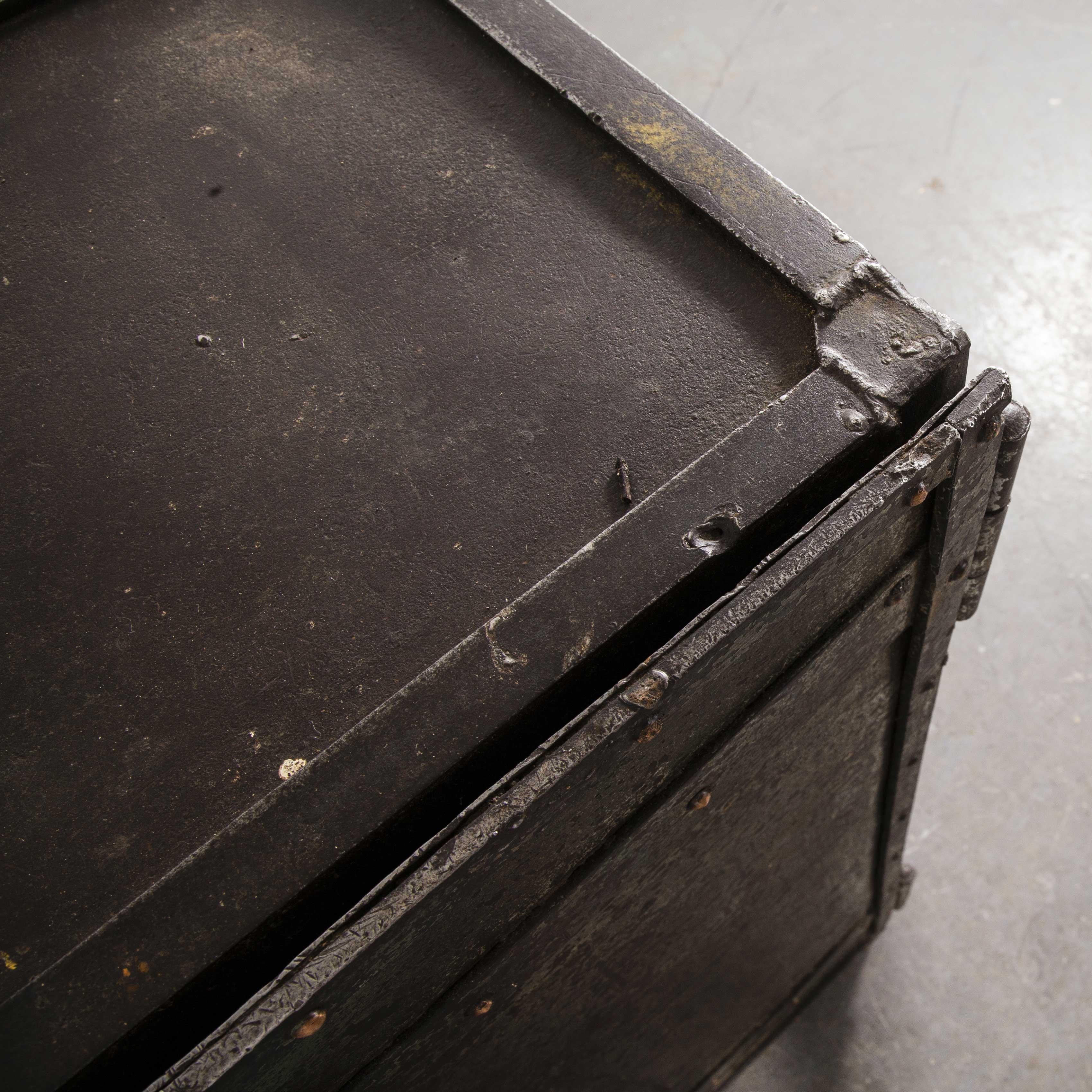 1940s Riveted Industrial Metal Storage Cabinet, Cupboard 5