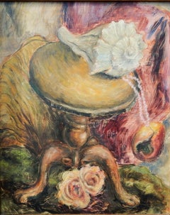 1940's Robert Knipschild (1927-2004) Surrealismo Naturaleza muerta Pintura