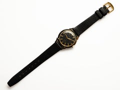 1940s Rolex Precision unusual Gold Shell and Steel back Manual wind Wrist Watch