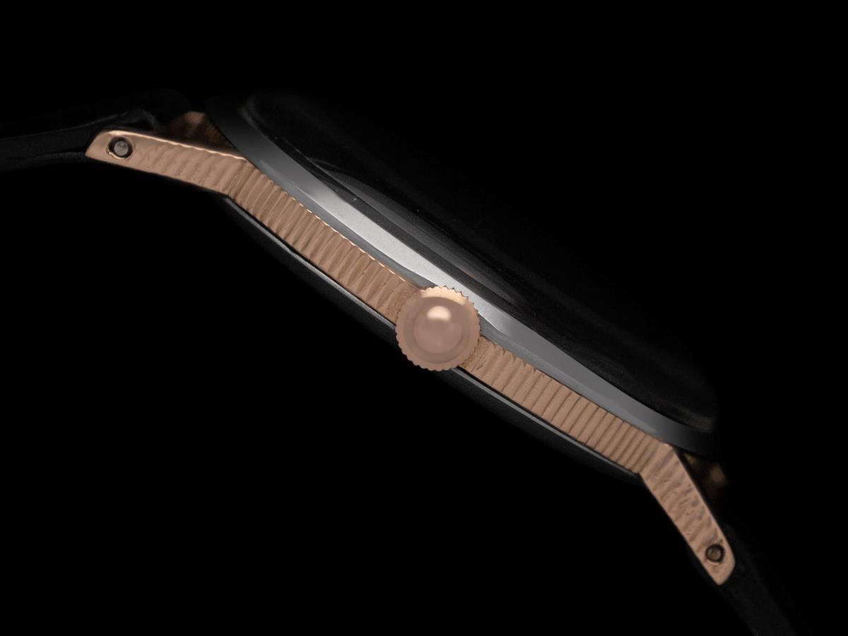 Men's 1940's ROLEX PRECISION Vintage Mens Rare Ref. 3923 18K Rose Gold & SS For Sale