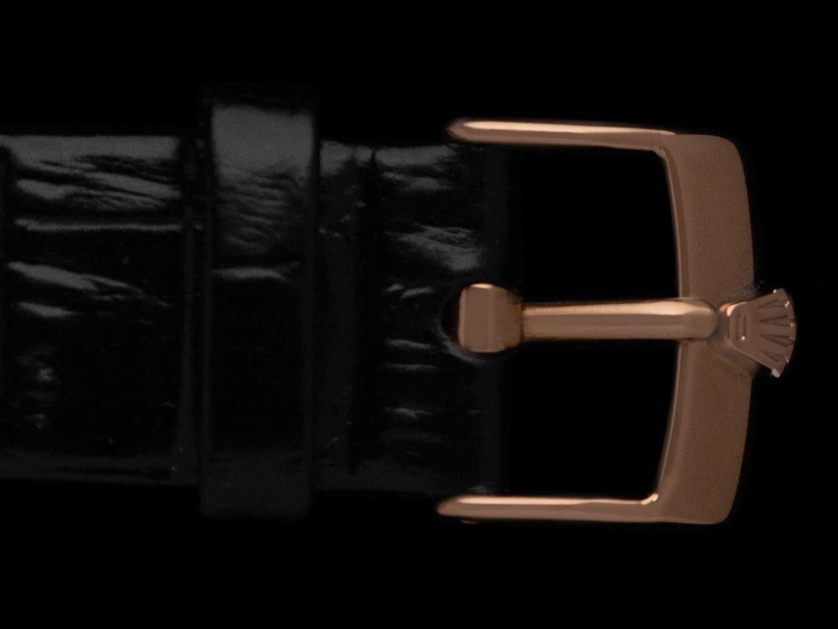 1940's ROLEX PRECISION Vintage Mens Rare Ref. 3923 18K Rose Gold & SS For Sale 4