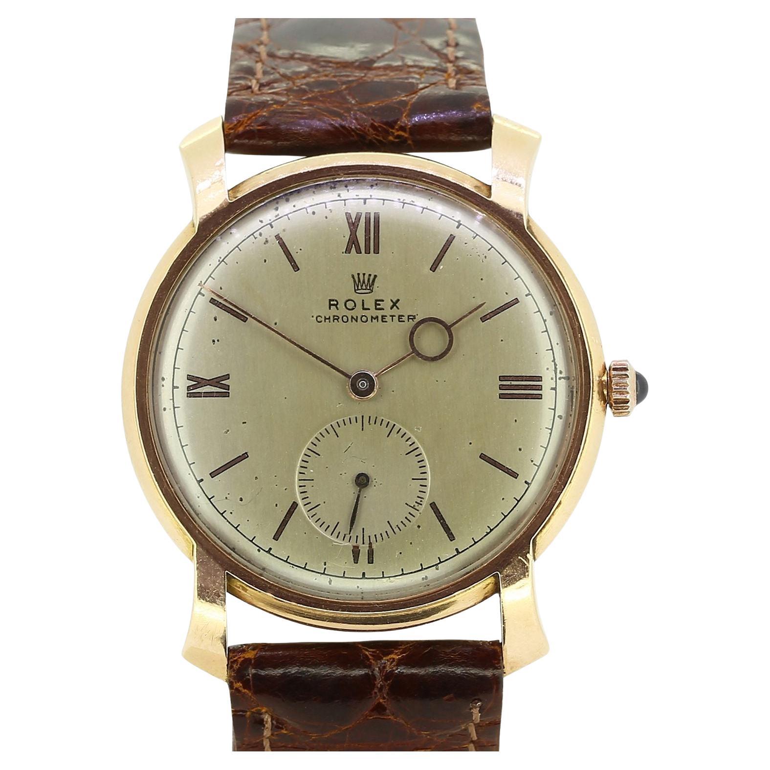 1940s Rolex Unisex Manual Wristwatch For Sale