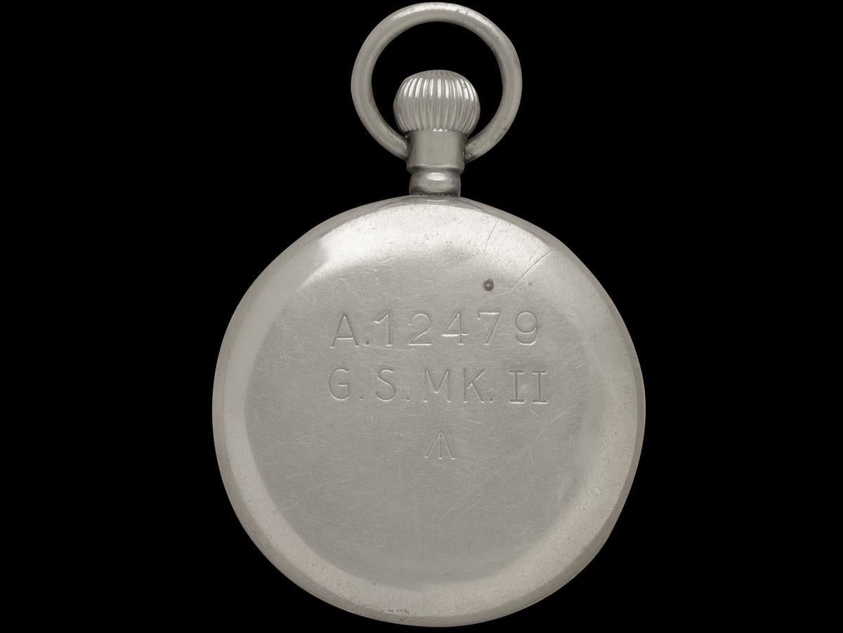 1940's Rolex WWII British Military Vintage Antique Mens 50mm Pocket Watch Nickel Pour hommes en vente