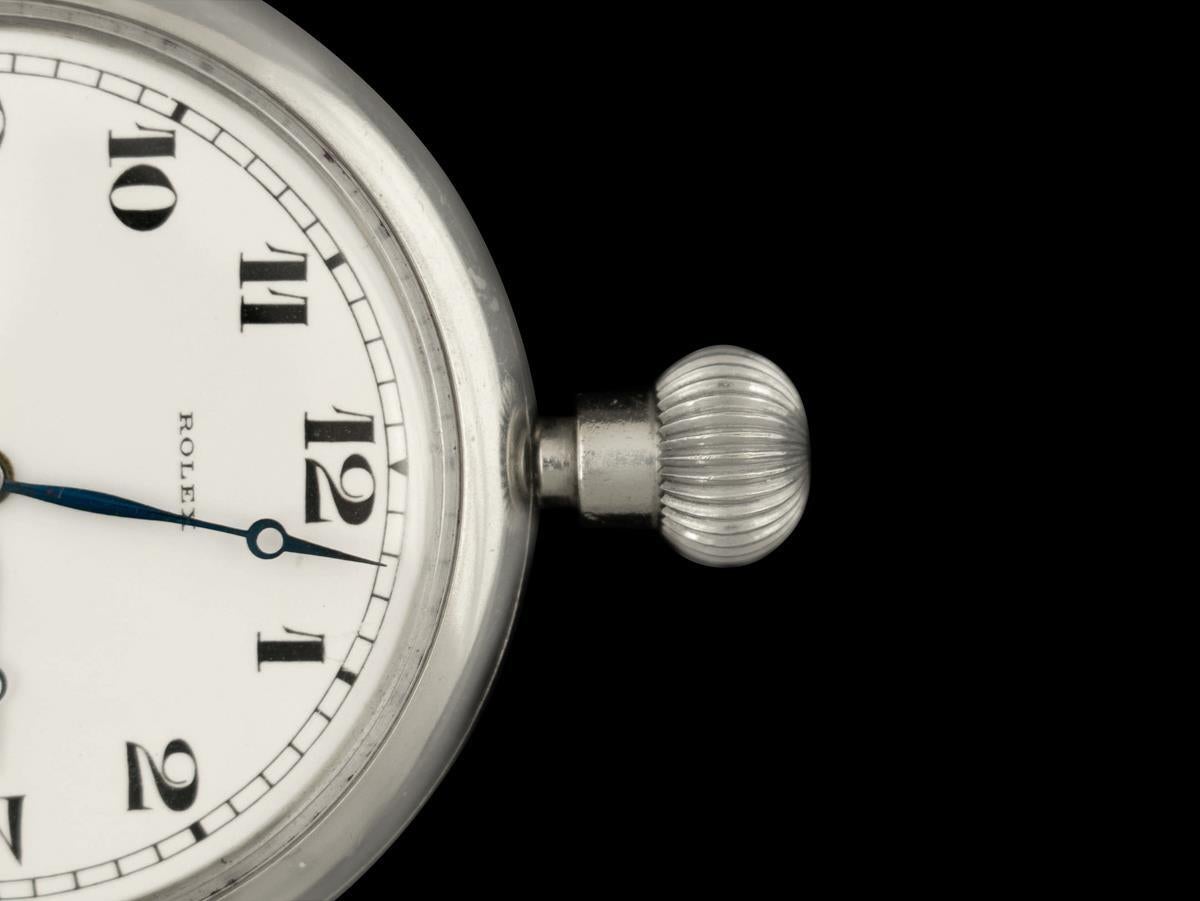 1940's Rolex WWII British Military Vintage Antique Mens Pocket Watch en vente 6