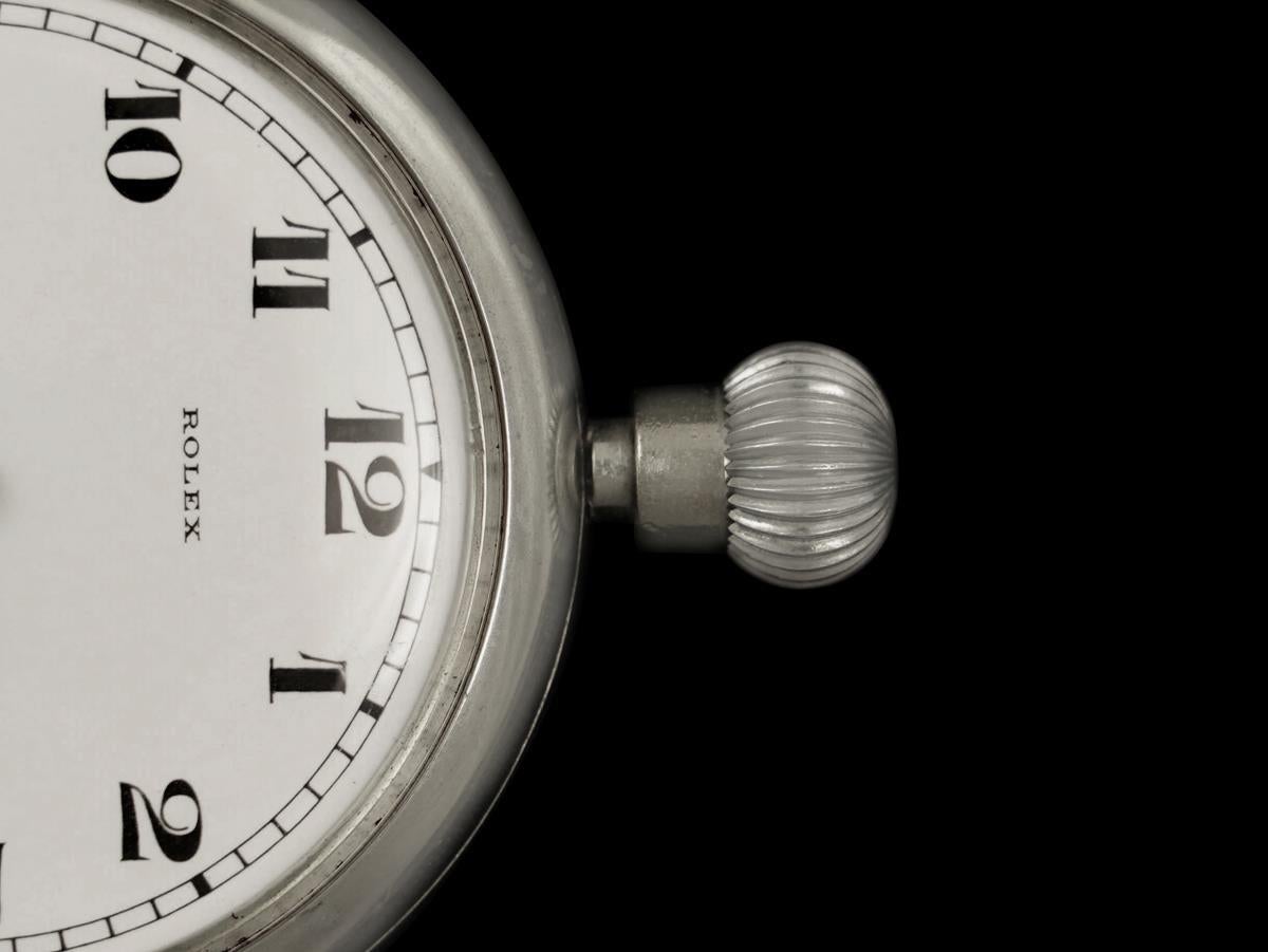 1940's Rolex WWII British Military Vintage Antique Mens Pocket Watch Pour hommes en vente