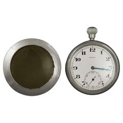 Rolex 1940 WWII British Military Vintage Antique Mens Pocket Watch