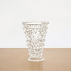 1940's Rostrato Glass Vase by Barovier