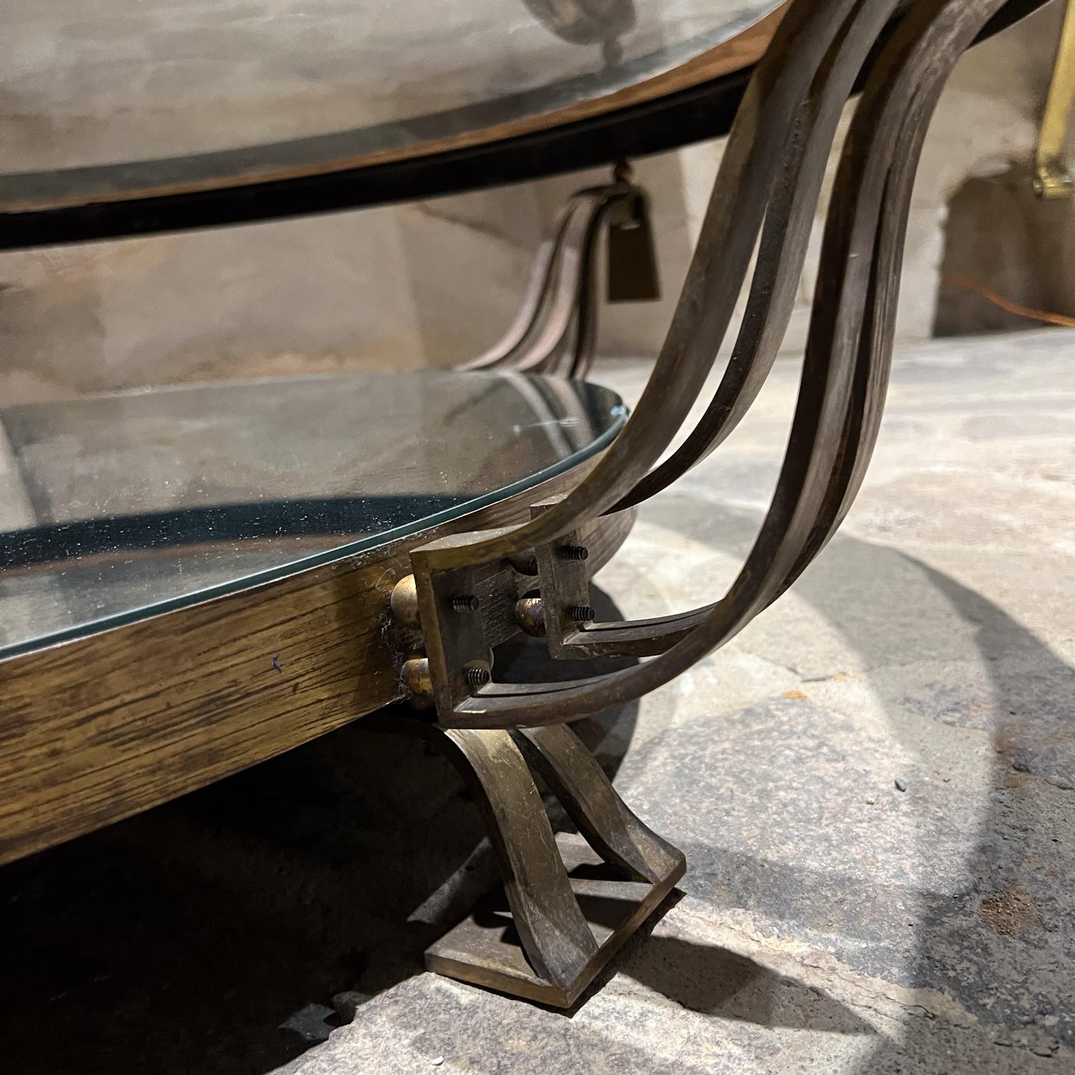 1940s Bronze Cocktail Table by Roberto & Mito Block Mexico For Sale 2