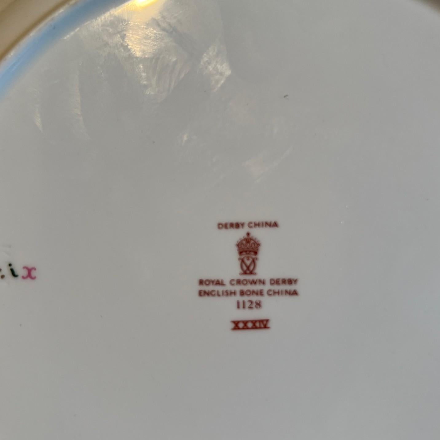 Juego de mesa de 5 piezas Royal Crown Derby Old Imari de 1940 en venta 2