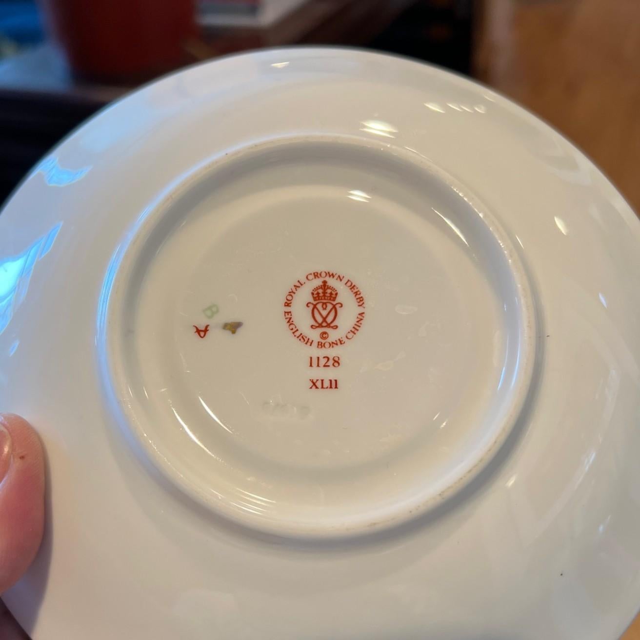 Juego de mesa de 5 piezas Royal Crown Derby Old Imari de 1940 en venta 6