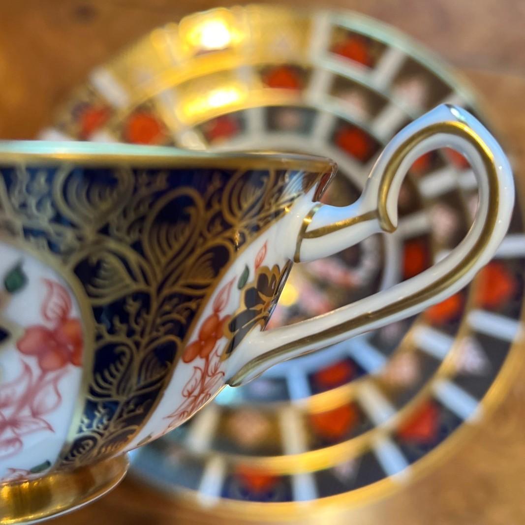 Juego de mesa de 5 piezas Royal Crown Derby Old Imari de 1940 Oro en venta