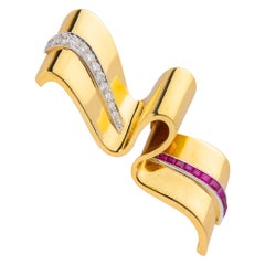Spilla con rubino e diamanti di Tiffany & Co. del 1940