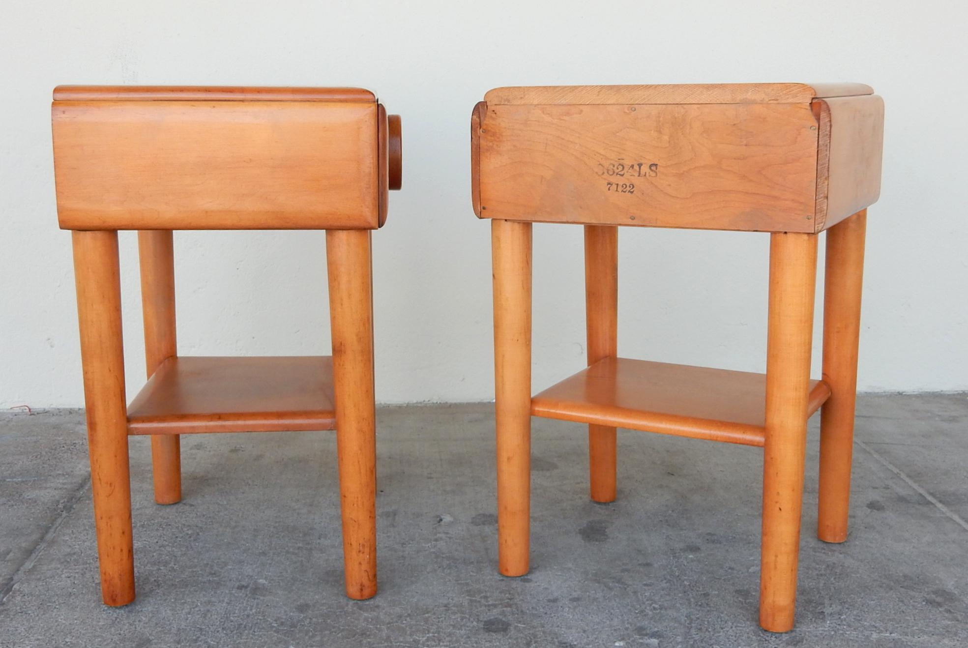 1940s Russell Wright Design American Modern Side Tables 1