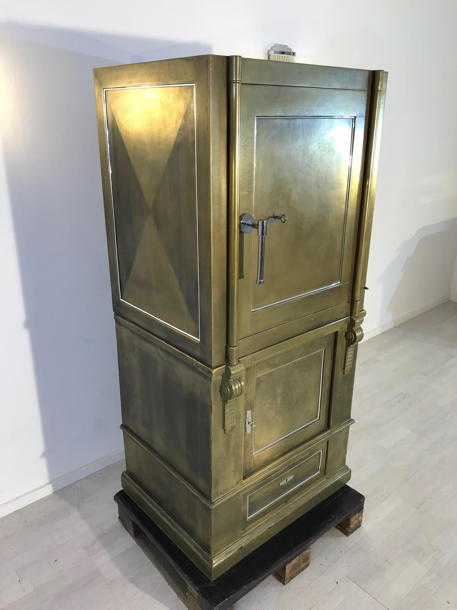 German 1940s Safe or Vault, Restored Designer Piece
