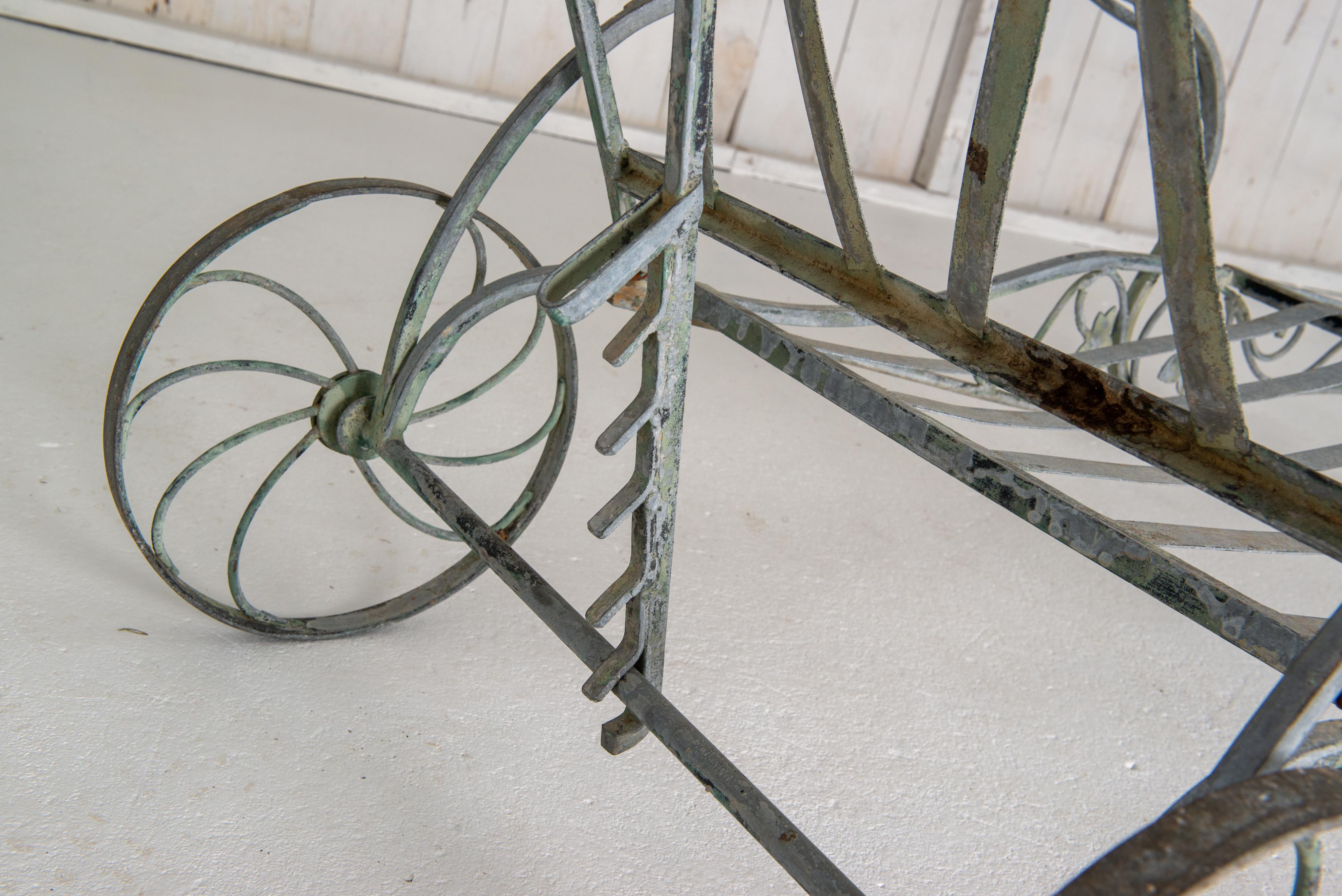 1940s Salterini Wrought Iron Chaise Lounge For Sale 6