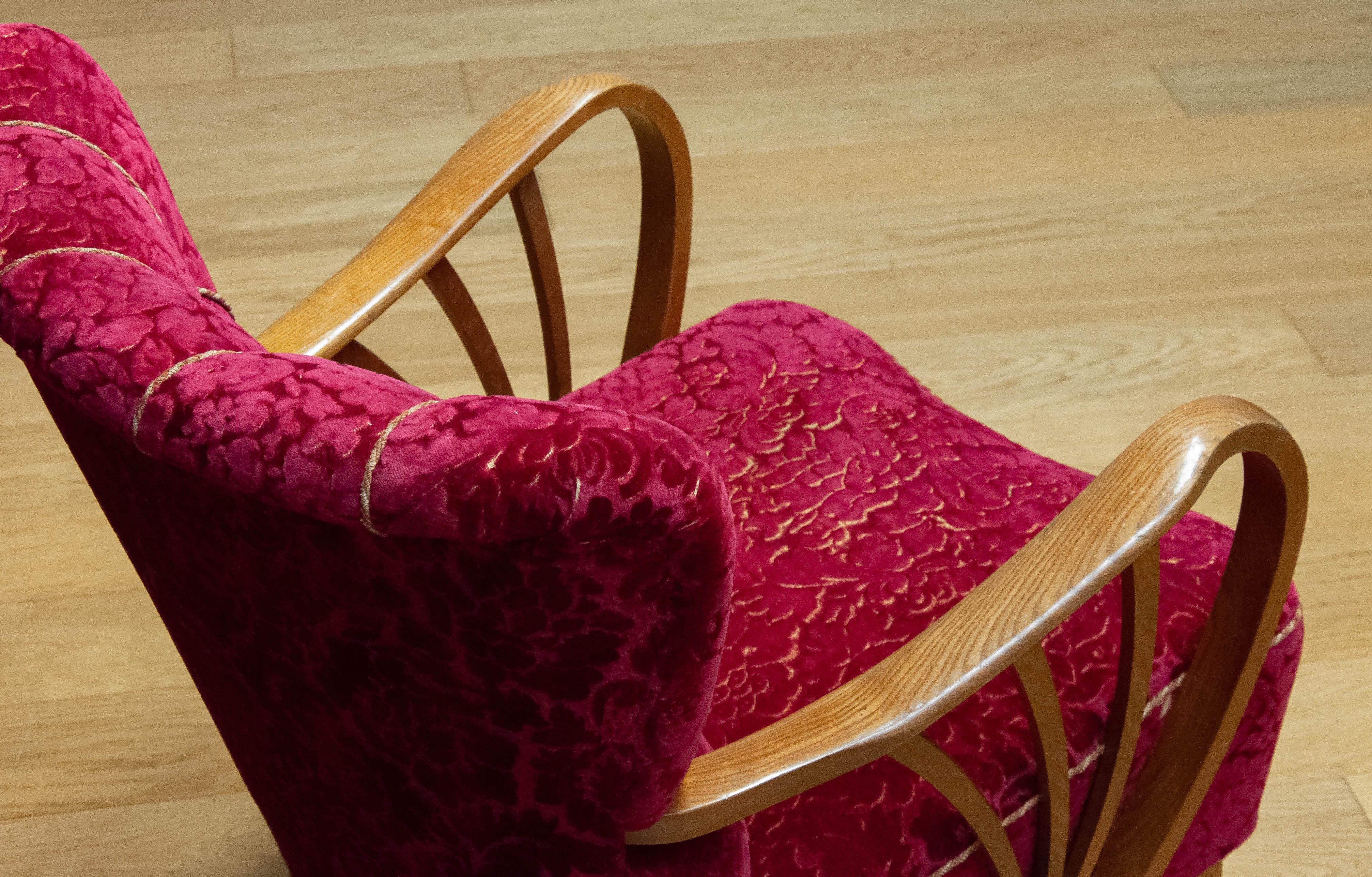 1940s, Set of Chairs by Sternells Virserum, Sweden For Sale 5