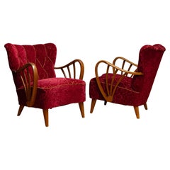 1940s, Ensemble de chaises par Sternells Virserum, Suède