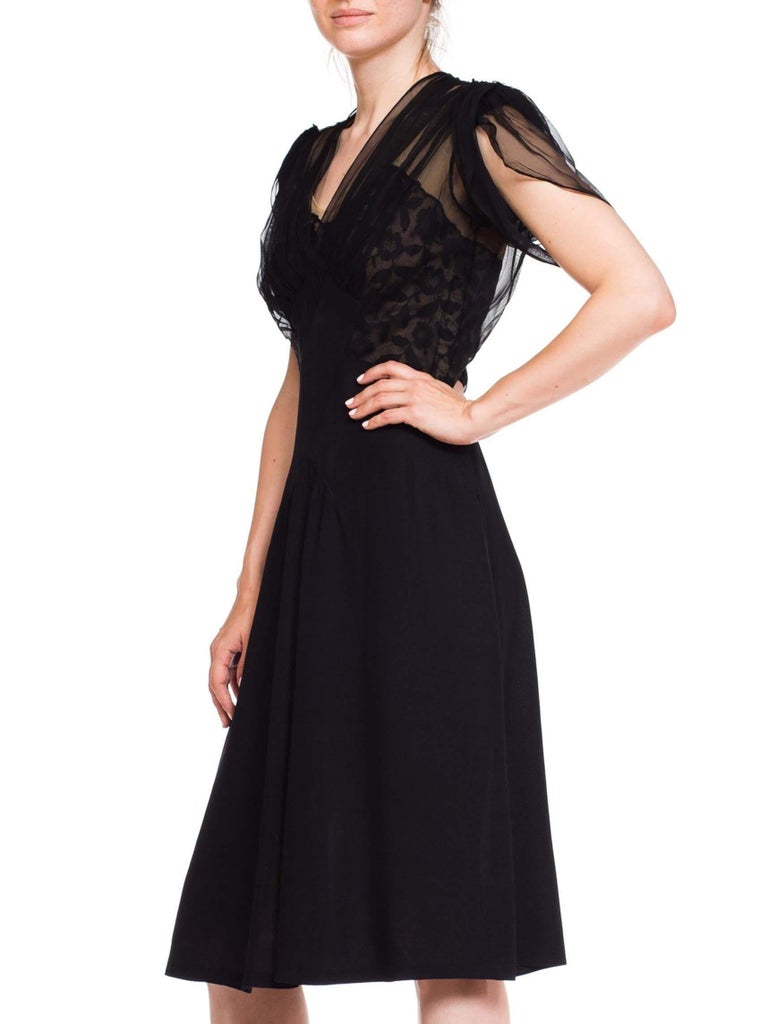 green emerald velvet dress vintage 1940s evening dress {xs} – Trunk of Dresses main image 0