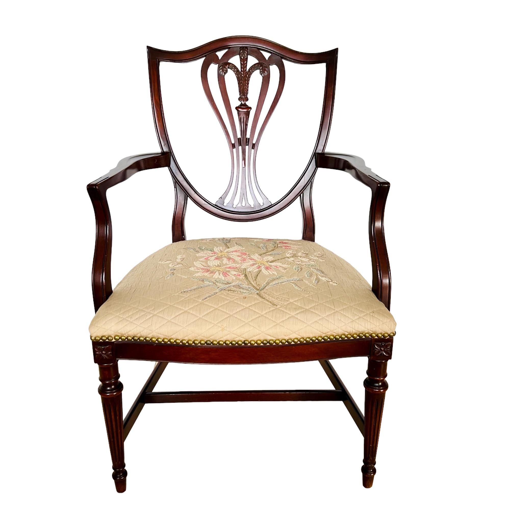 chaise brodee