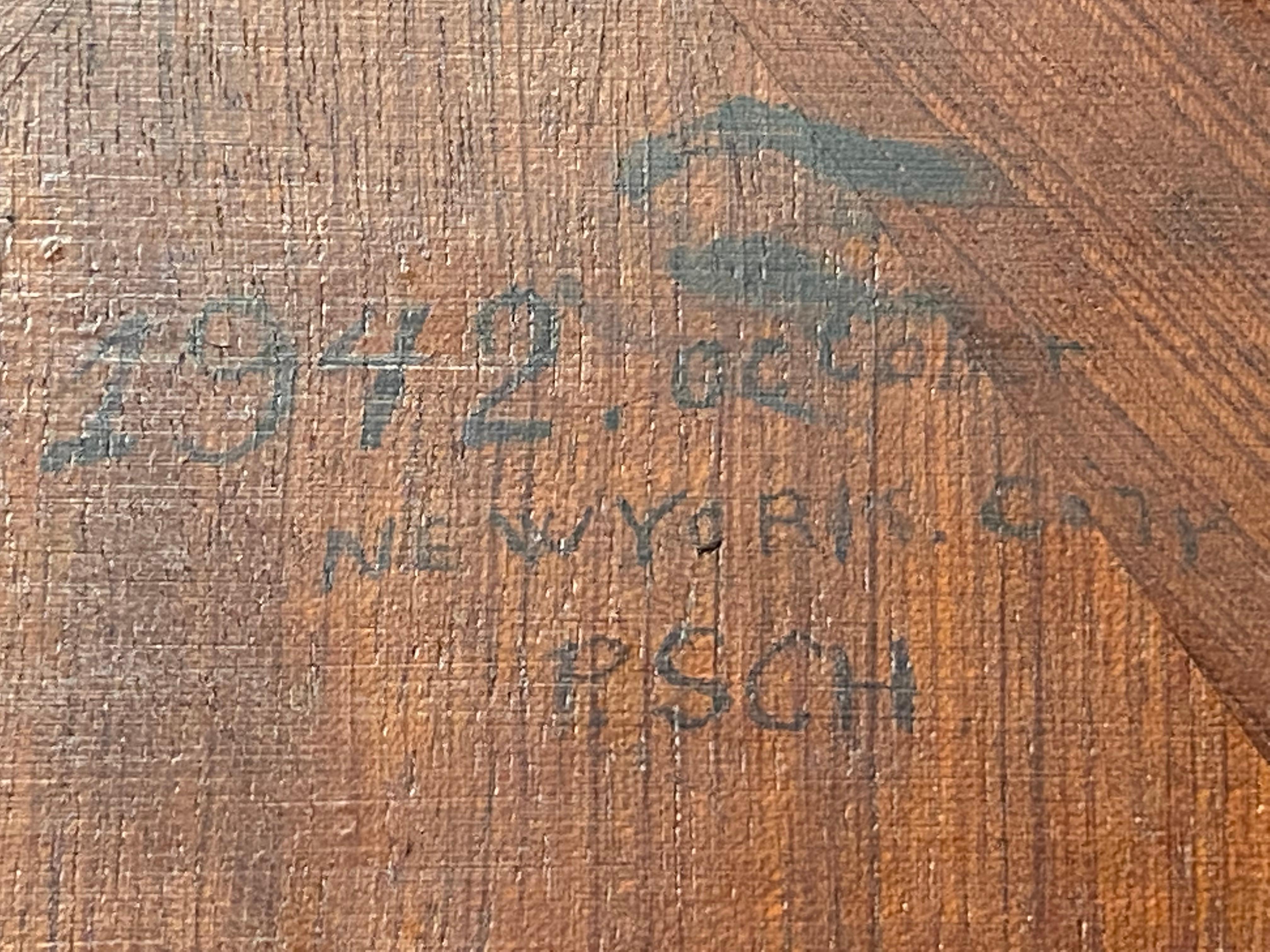 1940s Sheraton Style Mahogany Banded Inlaid Octagonal End Tables, A Pair 8