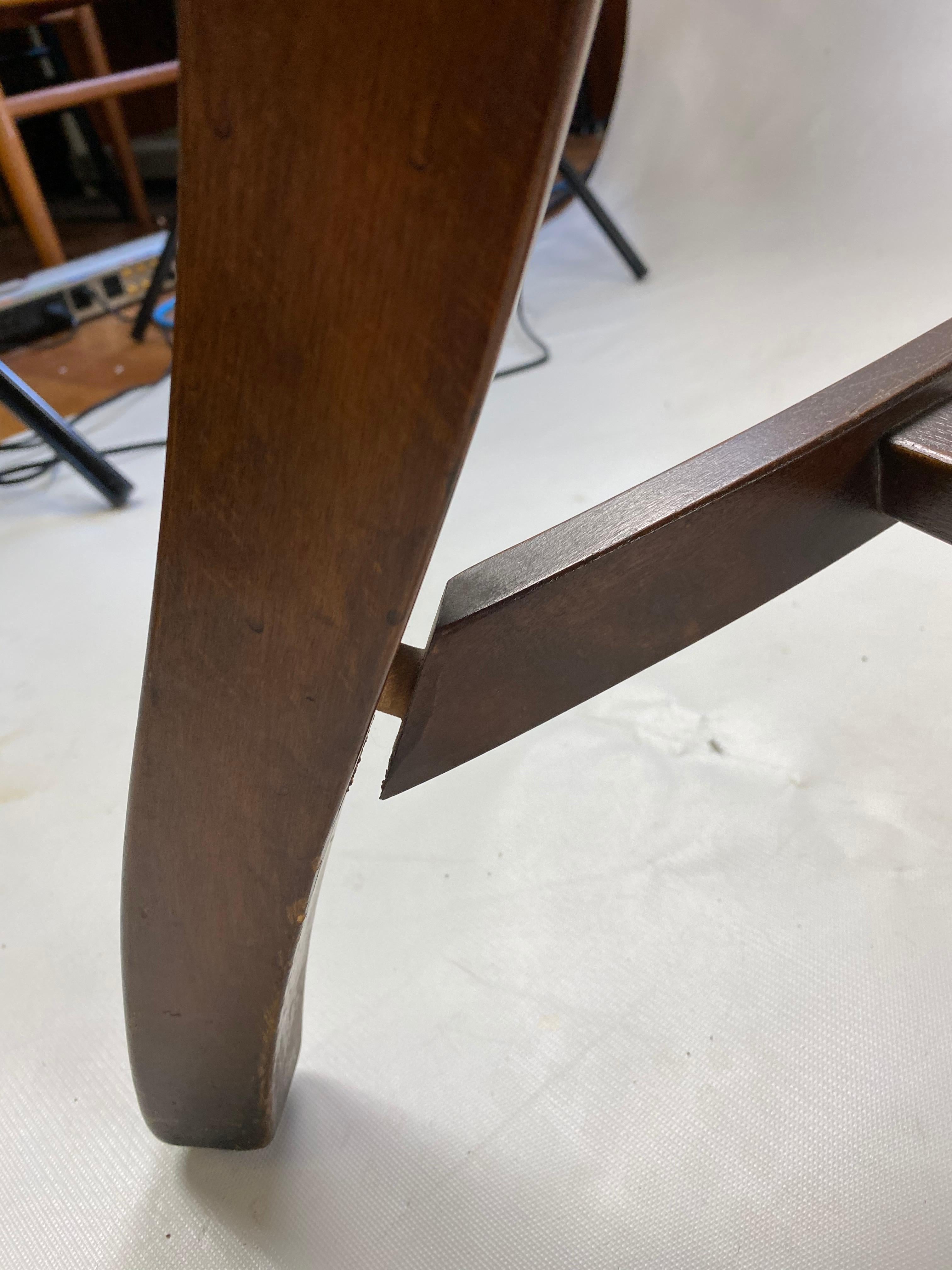Mid-Century Modern 1940s Sikes Courthouse Armchair