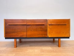 1940s simple design wooden sideboard by UP zavody - Czechoslovakia