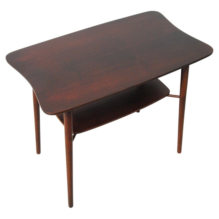 1940s Small Danish Coffee Table in Tanned Oak For Sale at 1stDibs