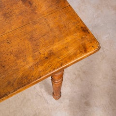 1940's Small French Bobbin Leg Kitchen Dining Table