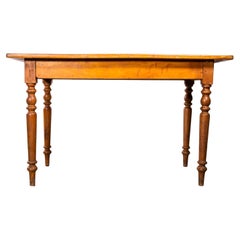 1940's Small French Bobbin Leg Kitchen Dining Table