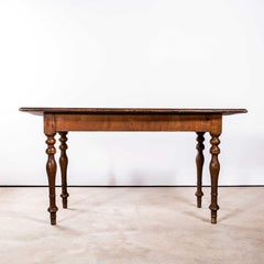1940's Small French Fruitwood Kitchen Dining Table