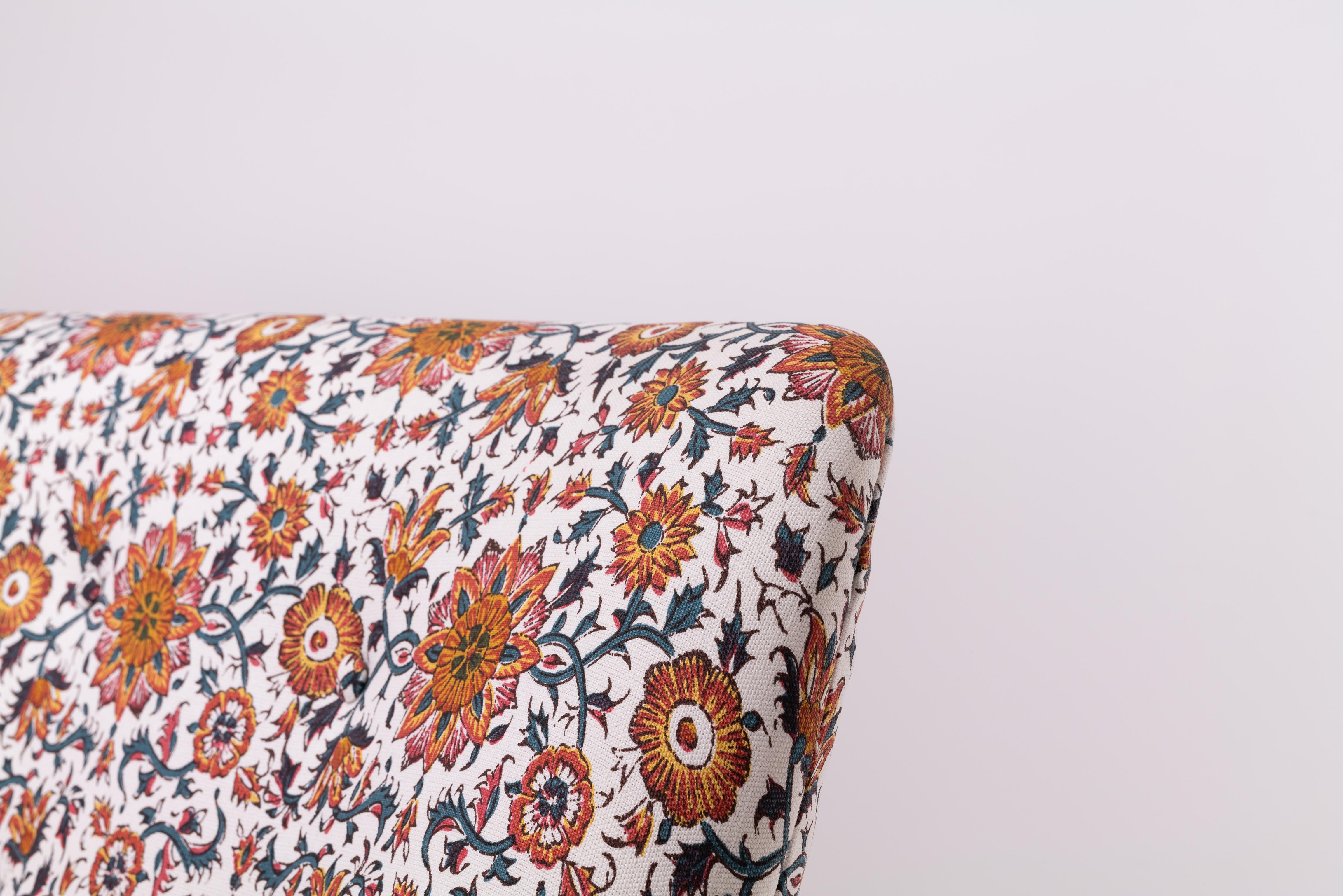 1940s Sofa Designed by Peter Hvidt for Fritz Hansen Fabric by Soane Britain In Good Condition In Uxbridge, GB