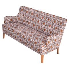1940s Sofa Designed by Peter Hvidt for Fritz Hansen Fabric by Soane Britain