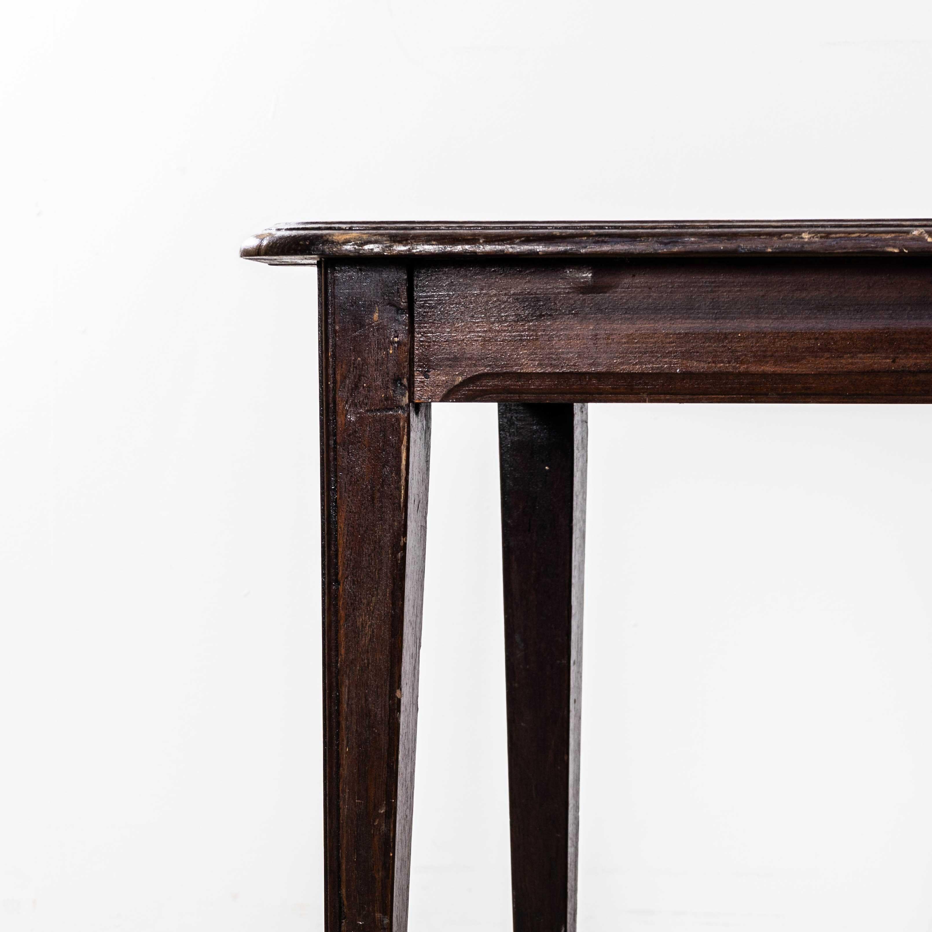 1940's Solid Oak French Planked Dining Table In Good Condition In Hook, Hampshire