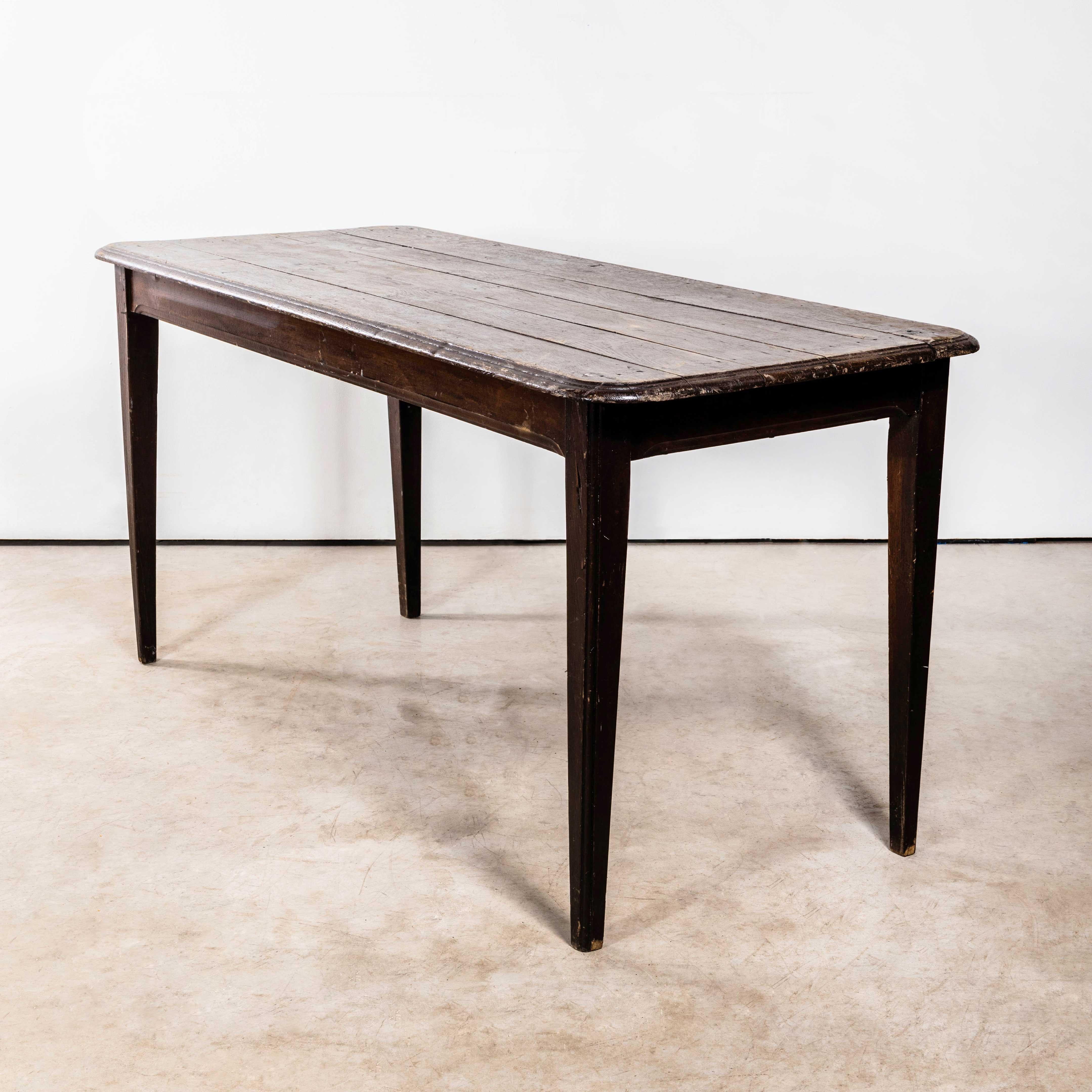 Mid-20th Century 1940's Solid Oak French Planked Dining Table