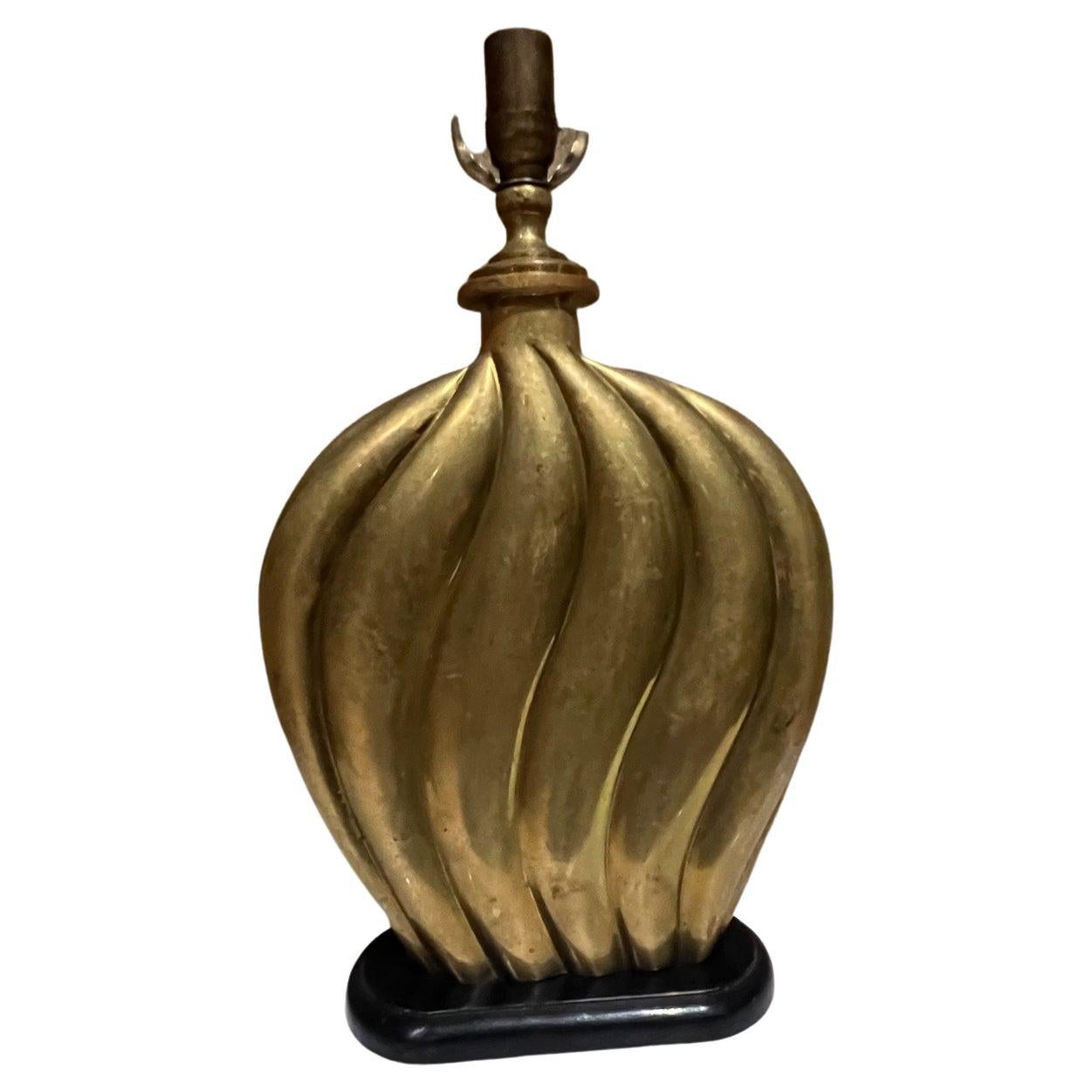 1940er Jahre Raffinierte Regency-Bronze auf schwarzer Tischlampe Arturo Pani Mexiko im Angebot