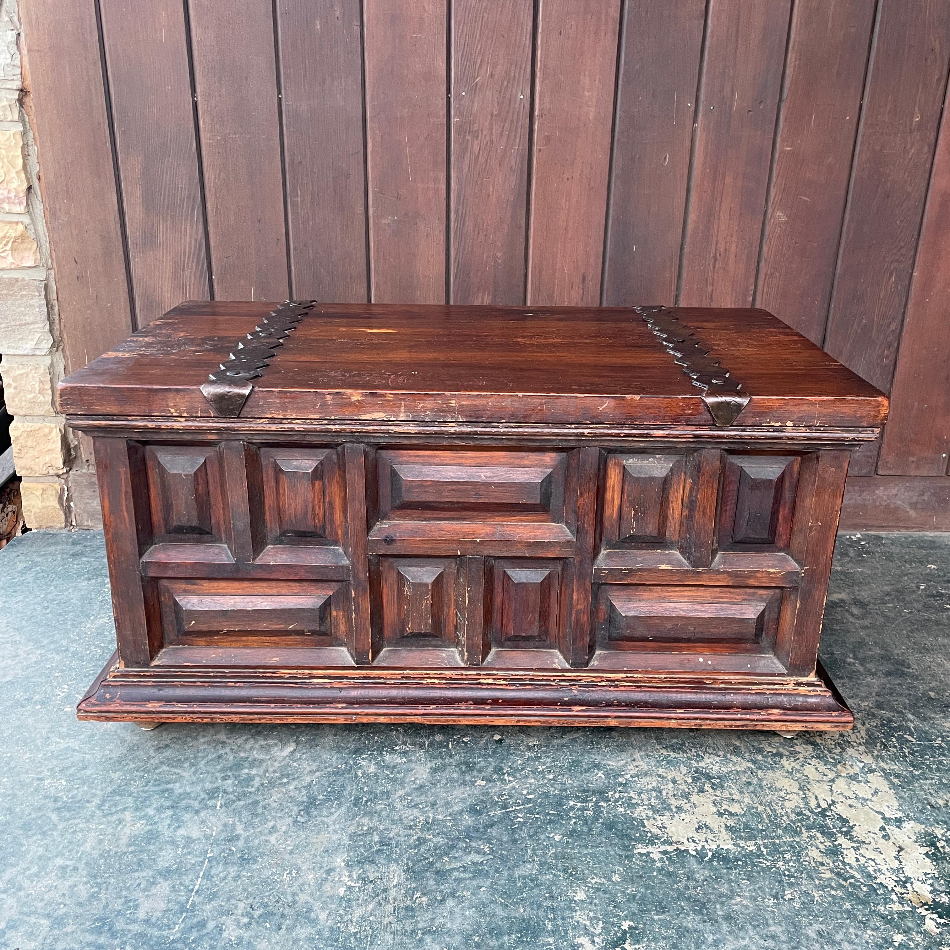 Mid-20th Century 1940s Spanish Baroque style Trunk Vintage Mid-Century Old Hollywood Mansion For Sale