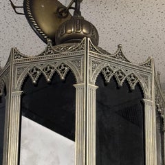 1940’s Spanish Revival/Gothic Octagonal Large Pendant Light