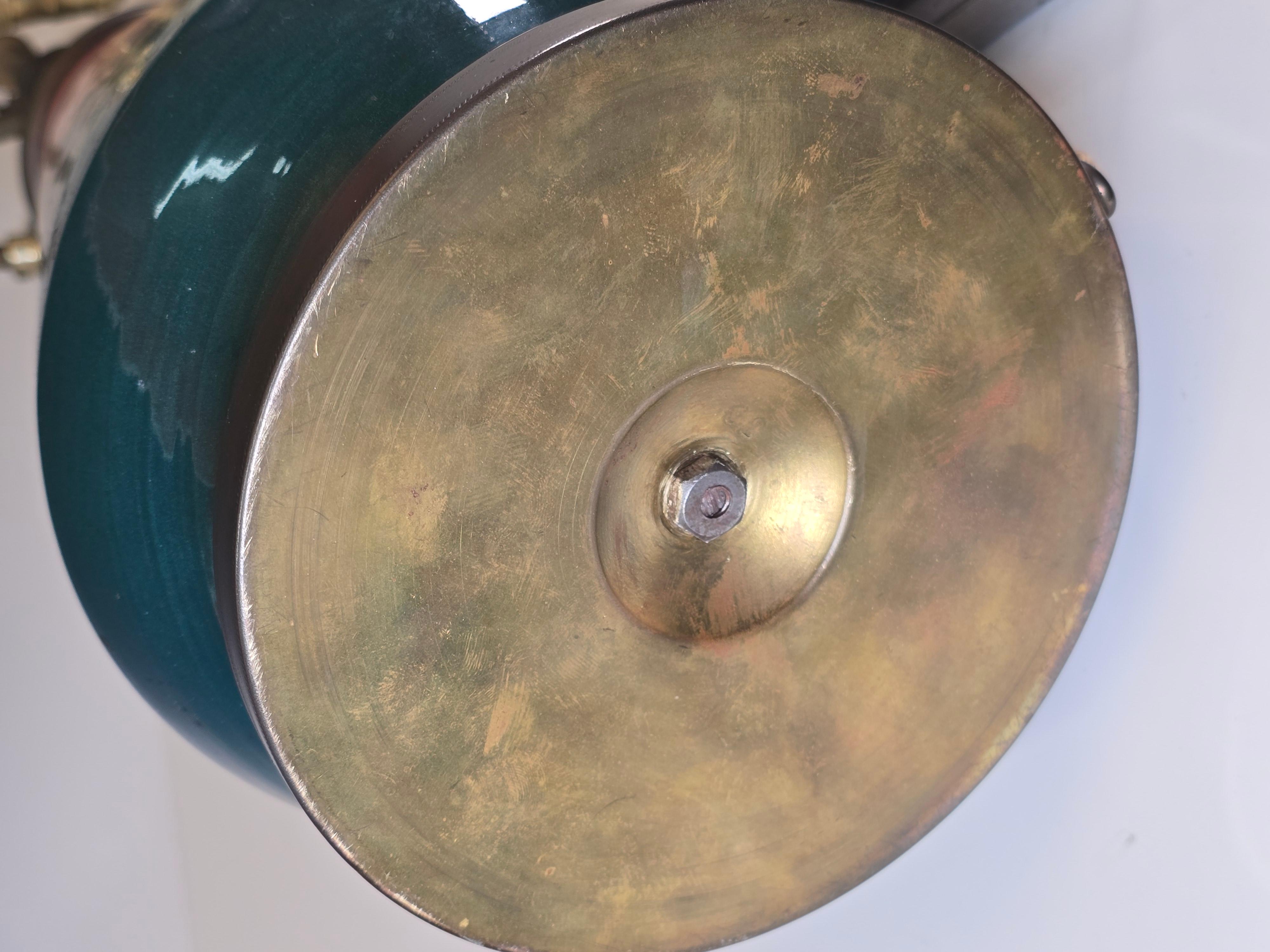 Mid-20th Century 1940s Spray Stenciled Lamp For Sale