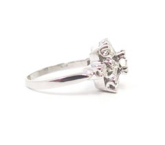 1940s Square Shaped Ring with Diamonds