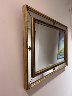 1940's Star Giltwood Mirror by Pierre Lardin