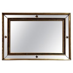 1940's Star Giltwood Mirror by Pierre Lardin