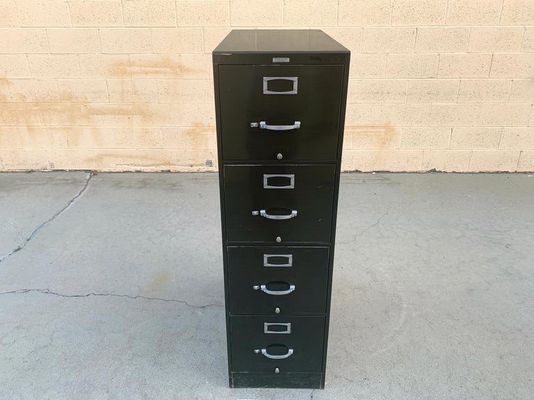 1940s Steelcase File with Deco Hardware at 1stDibs