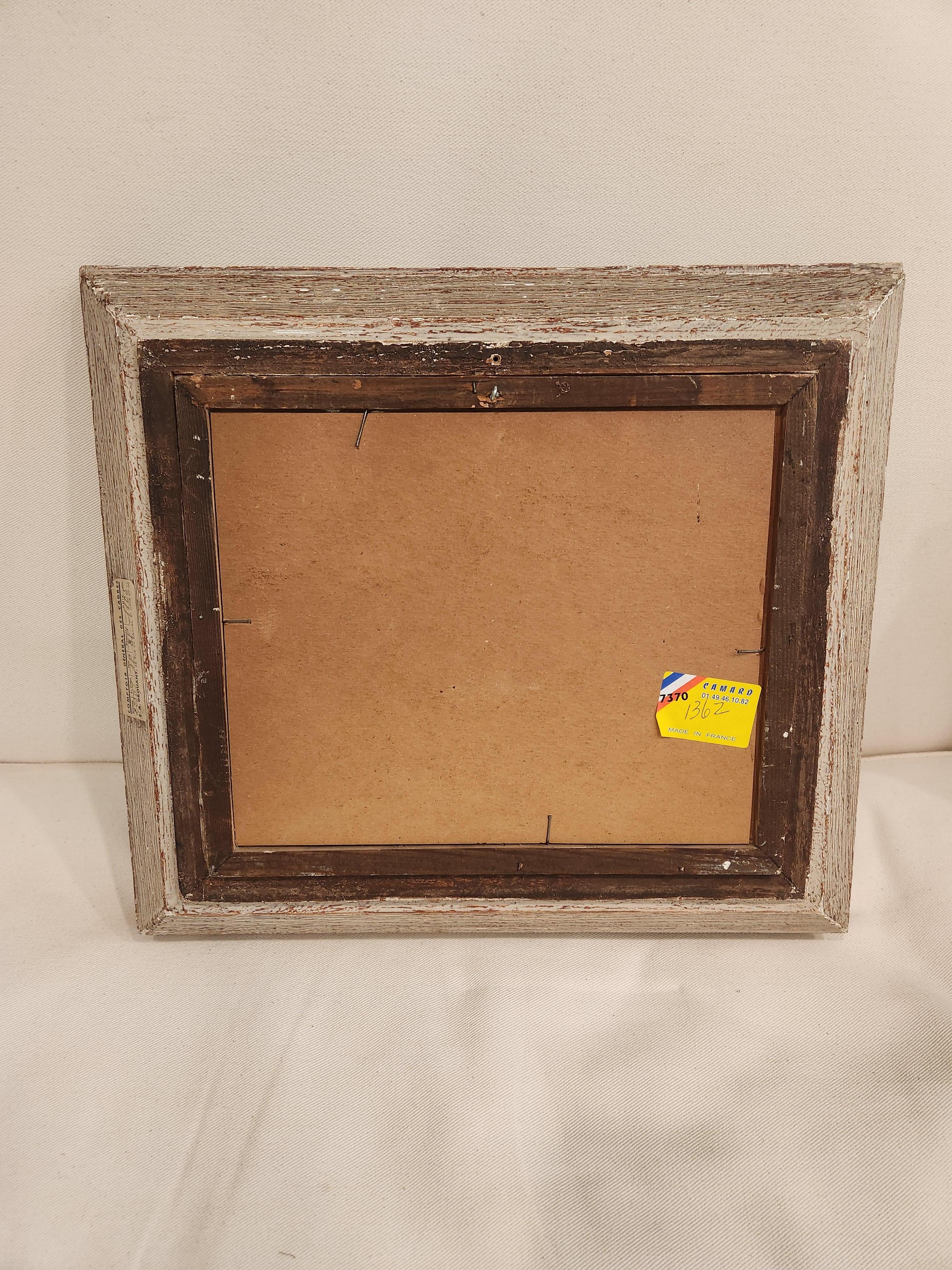 Bodegón de 1940 pintura al óleo sobre tabla de Paul Petit en venta 1