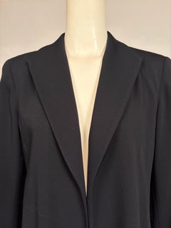 1940's Style 1980's Black Beaded Wool Jacket